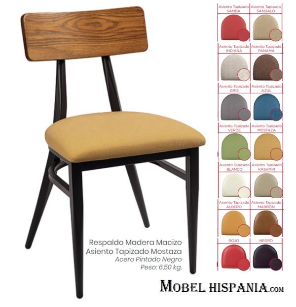187 silla metal tapizado samba 01