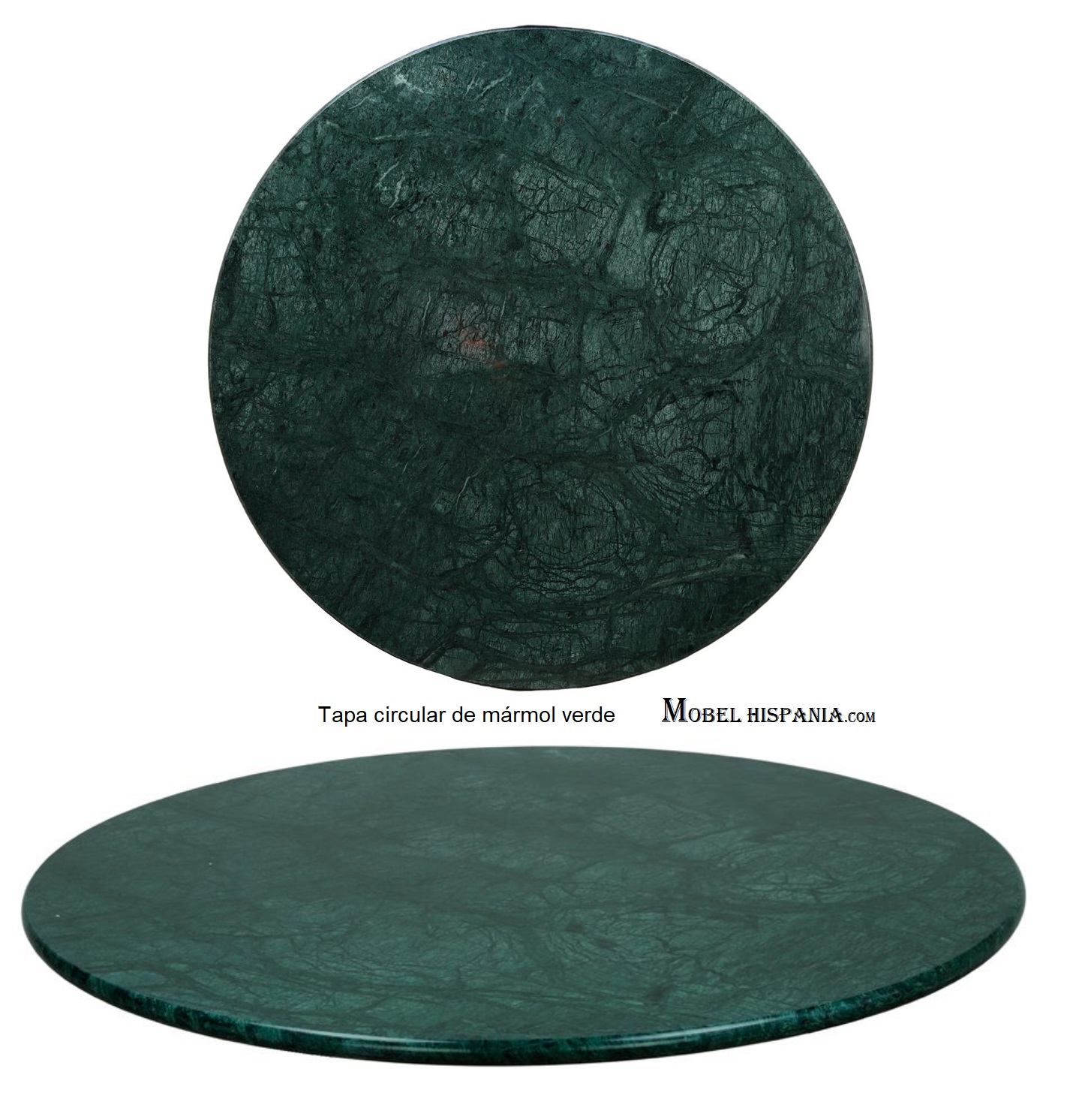 SAFARI circular tapa marmo verde