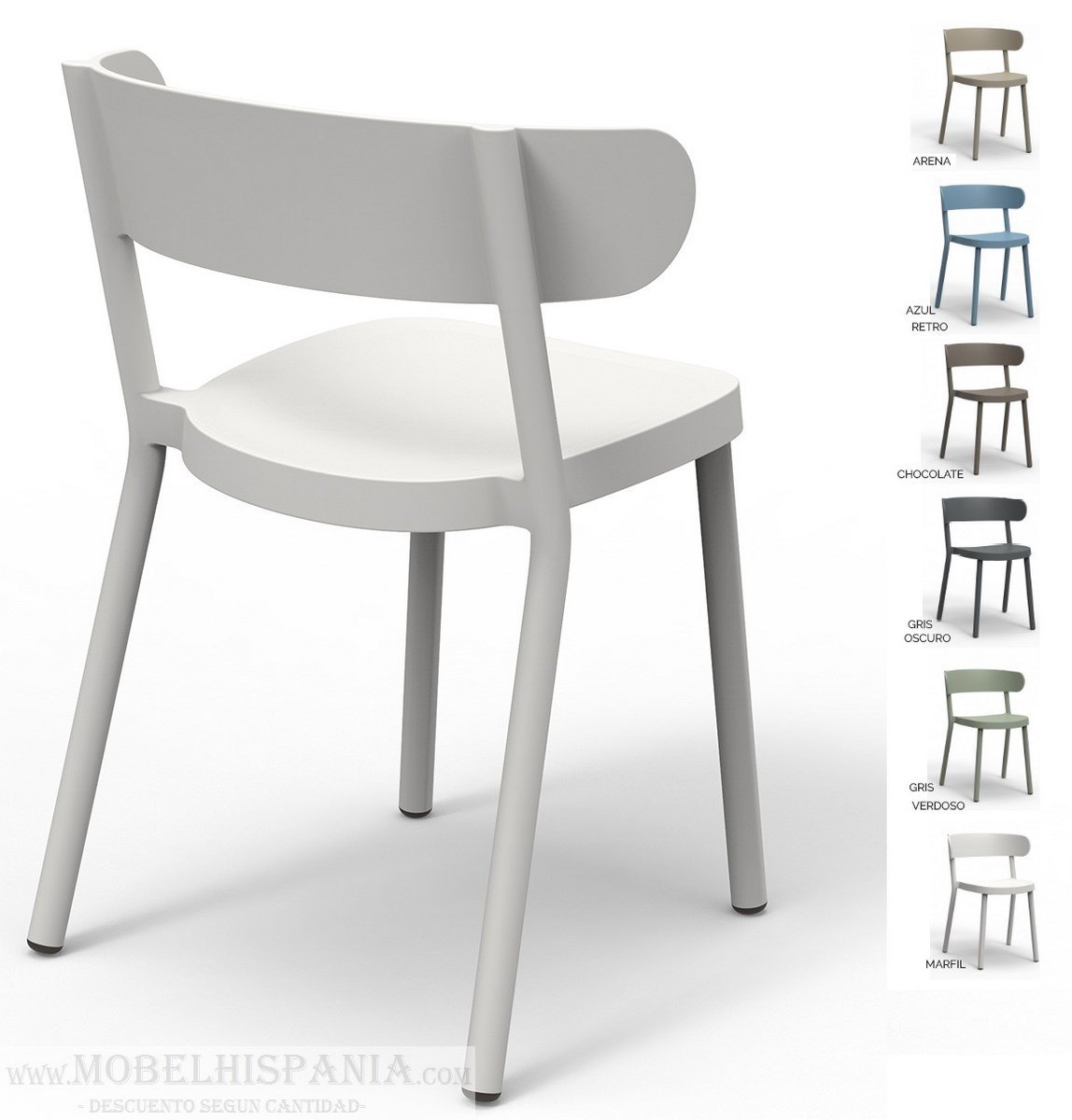 casino gris silla resina 07 3