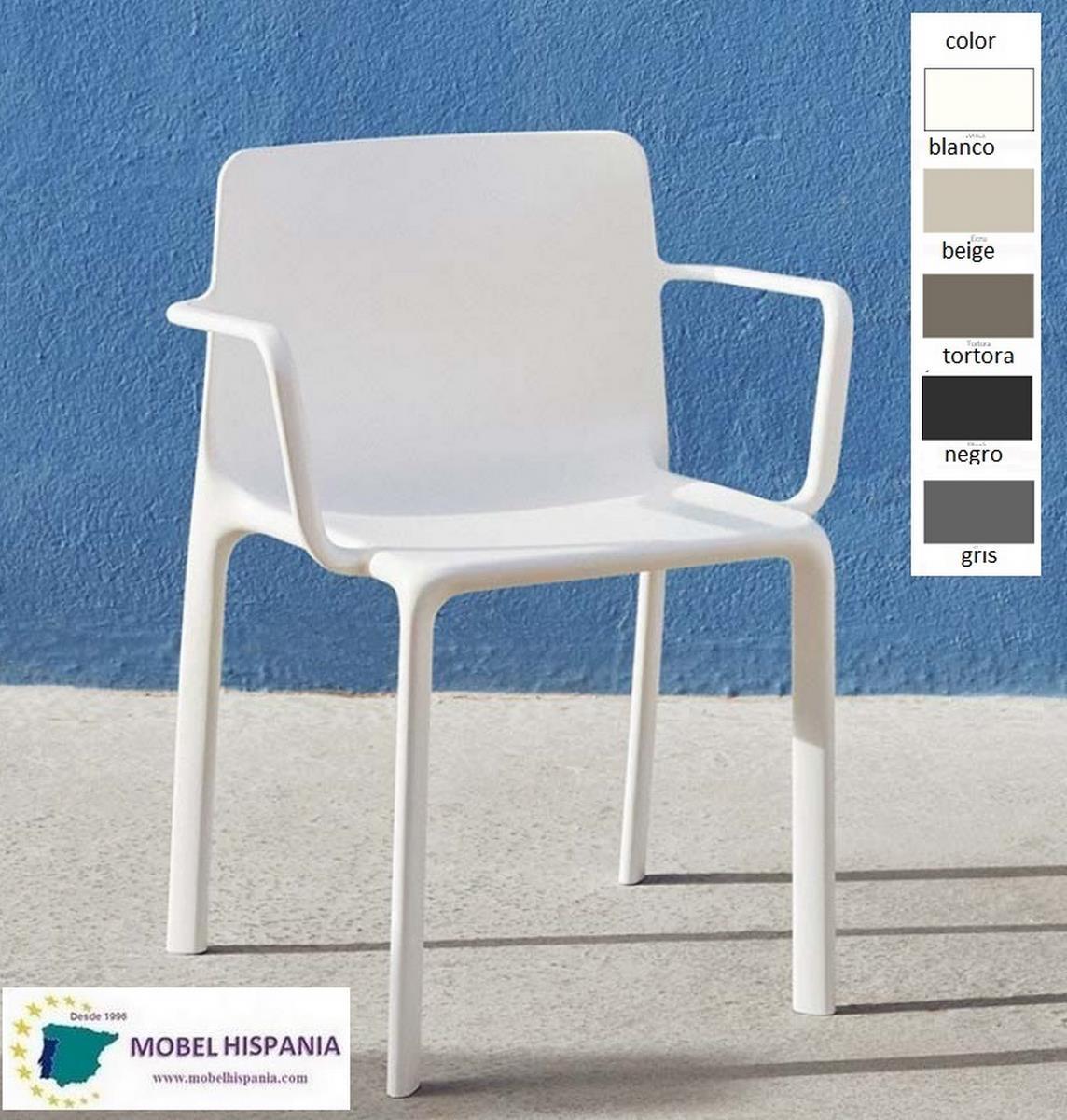 V1kes silla polipropileno blnca 19 3