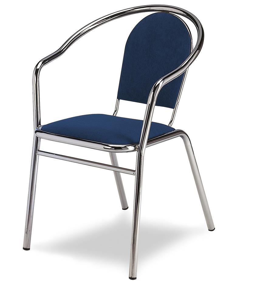 220 sillon cromado metalico