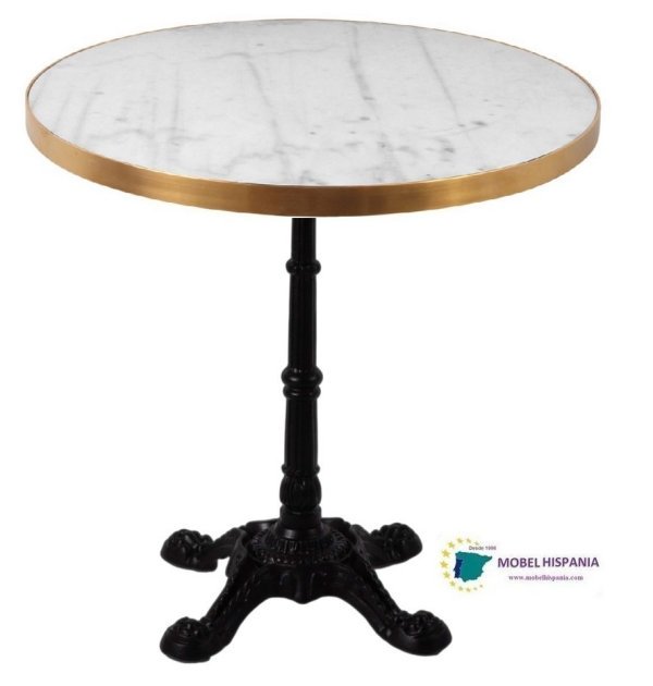 Tablero marmol aro dorado 01