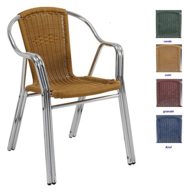 284 sillon aluminio doble tubo mobel hispania 03 5