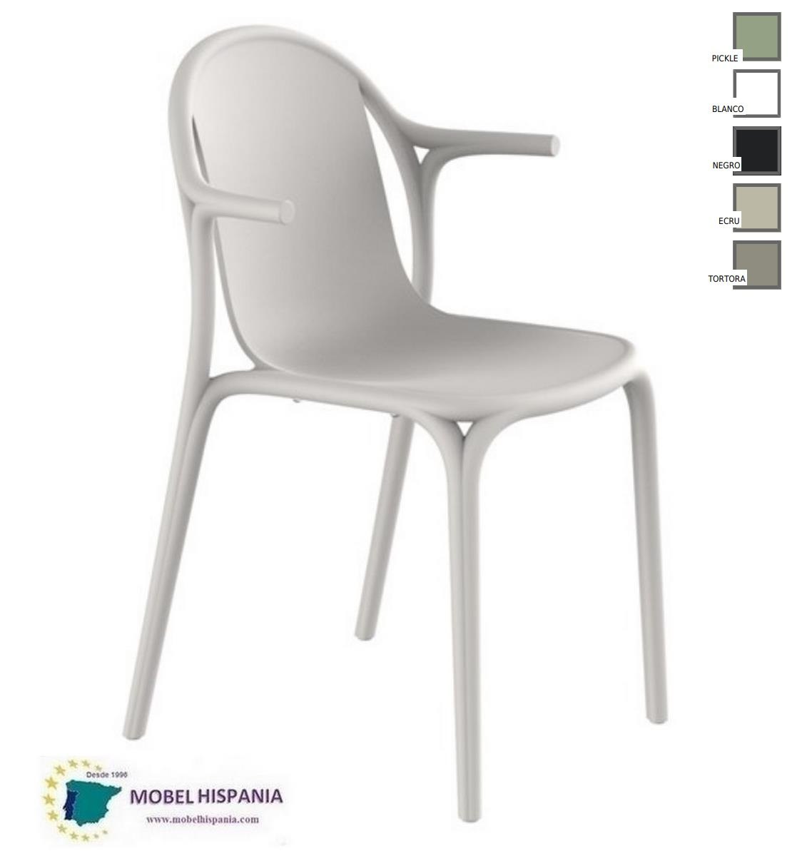 Brooklyn sillon polipropileno blanco 2