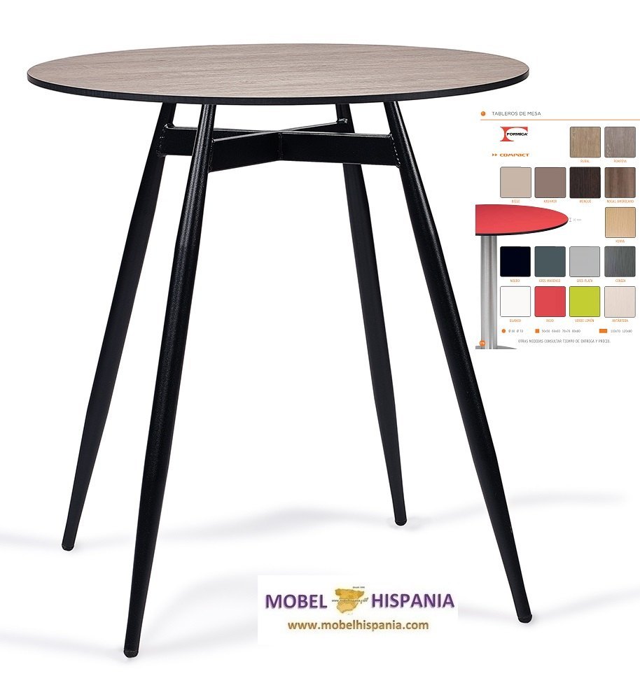 ALABAMA silla acero grafito asiento madera laminado 06 1