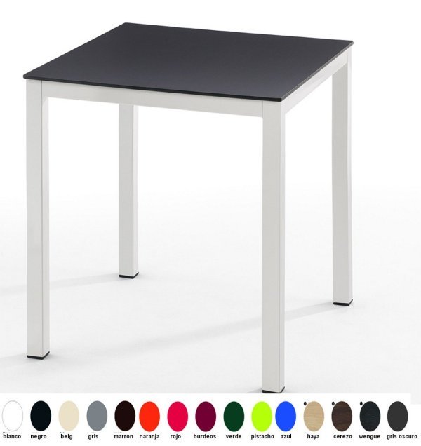 fargo mesa metalica blanca compacto fenolico