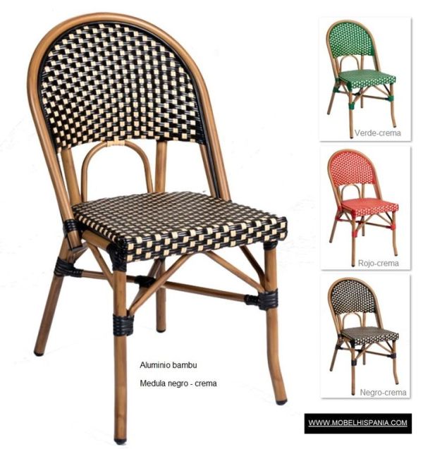 8029 BISTROT negro crema w