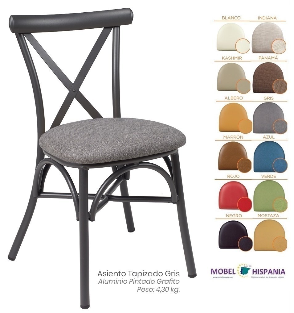 163 Silla Negro Asiento Tapizado Verde 11