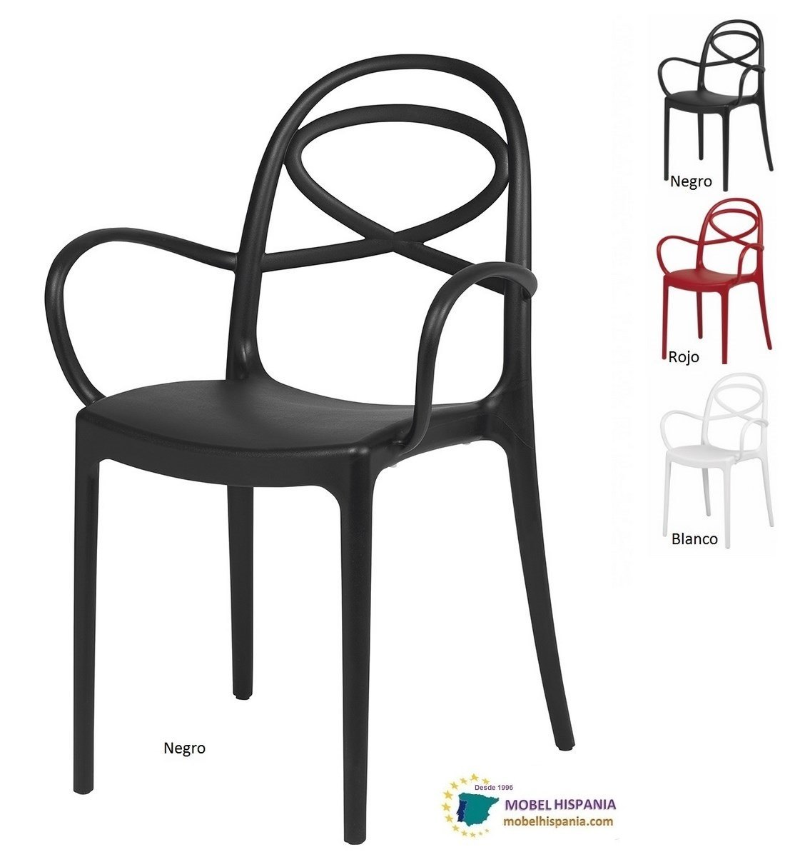 LASO-sillon-brazos-polipropileno-negro-2 LASO sillon brazos polipropileno negro 2