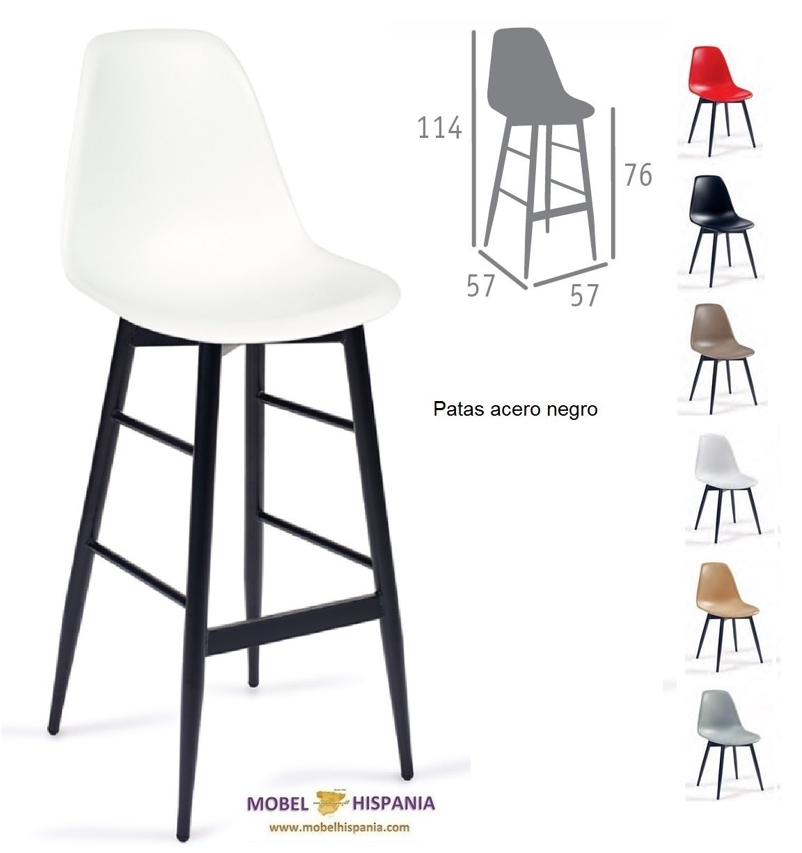 PICASSO silla p4 negro carcasa negro 07 2