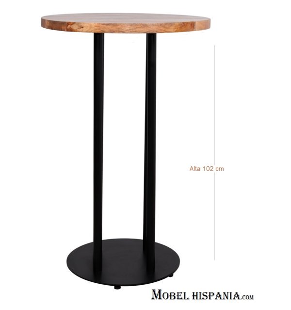 SINGAPORE ALTA mesa metal madera 01