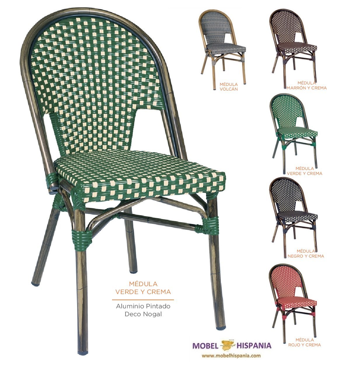 8029 silla aluminio bambu medula rojo crema 05