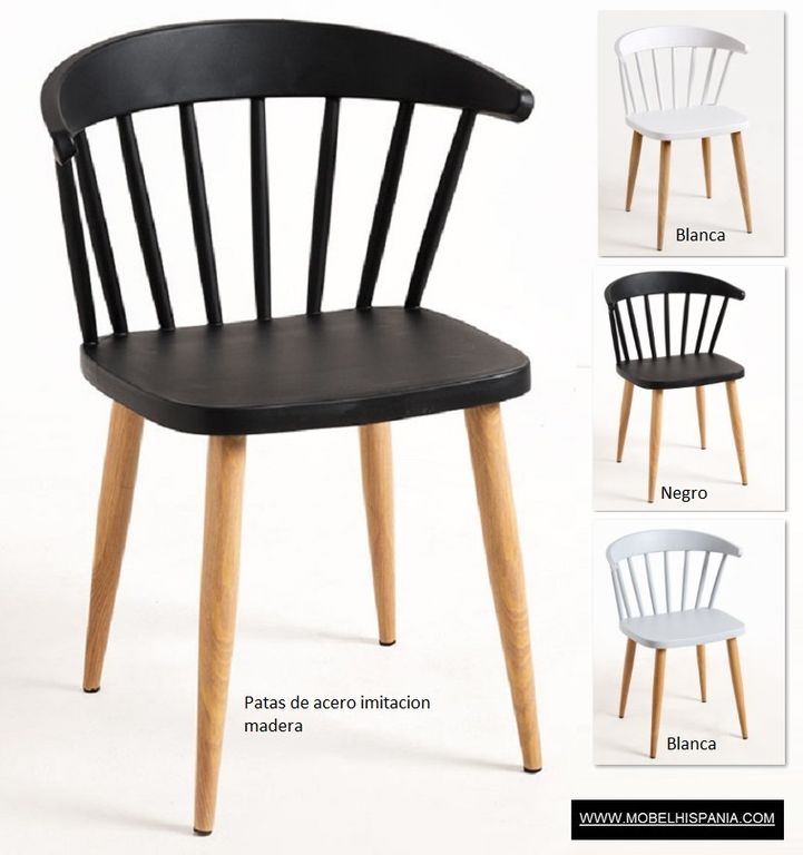 Dycand negro silla w 1