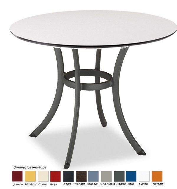 436 mesa aluminio grafito compacto