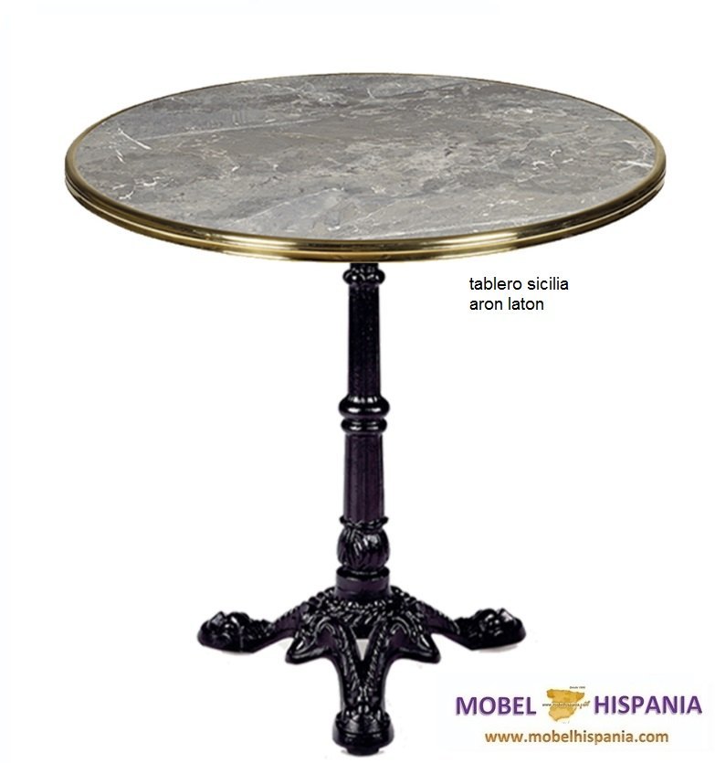 parisino mesa tablero aro laton negro 01