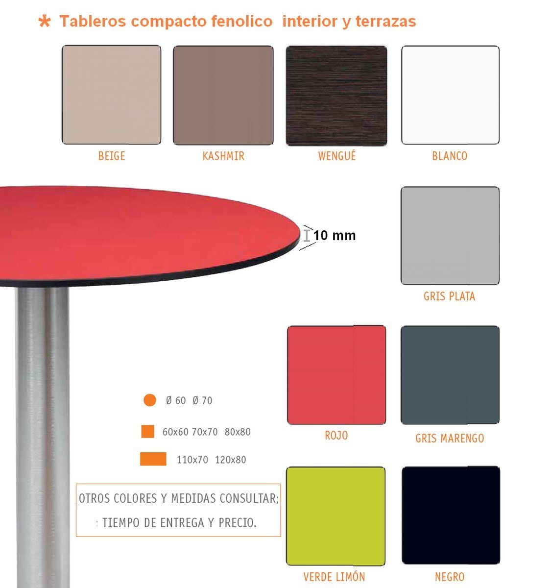 zurich mesa alta inoxidable cuadrada 04