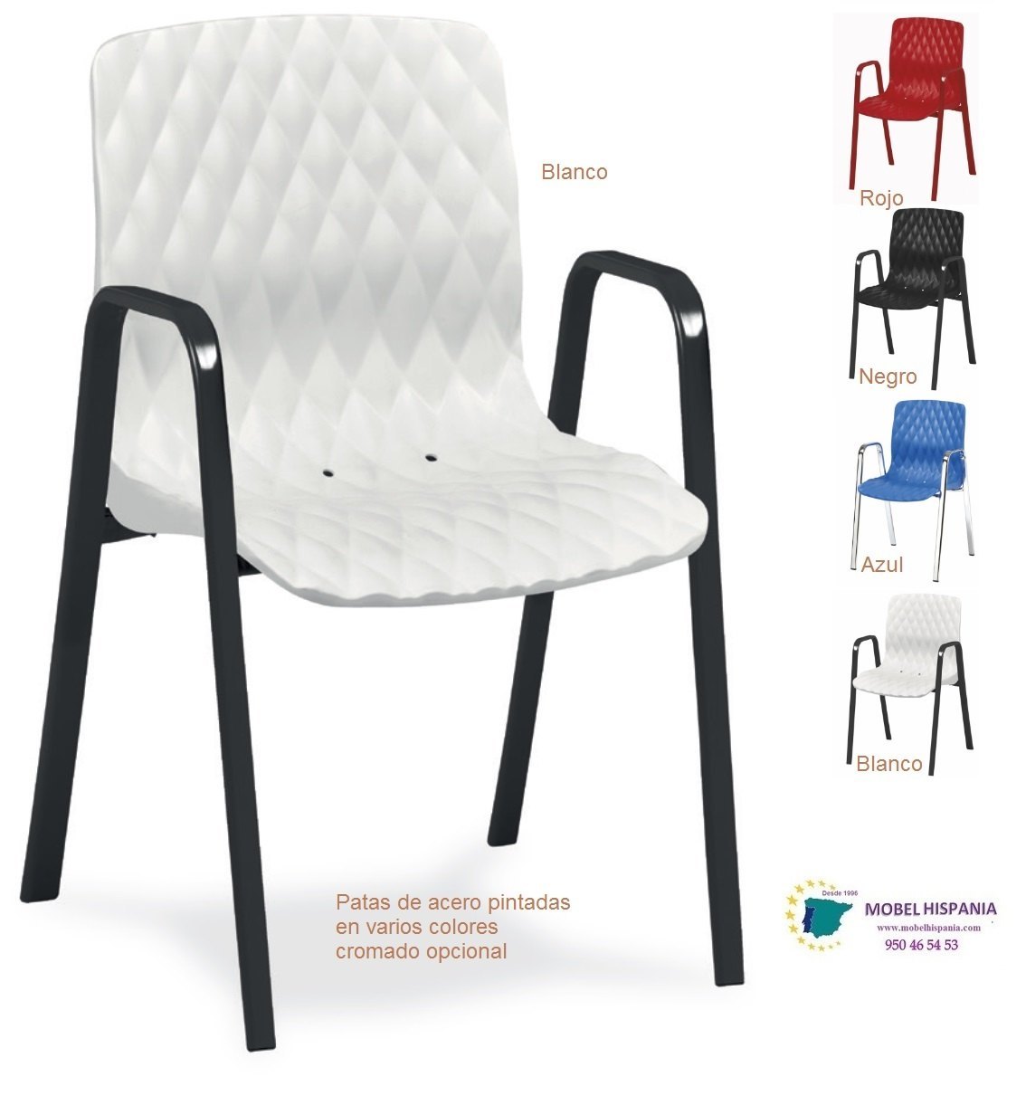 1019 silla patin rojo asiento rojo 08 3