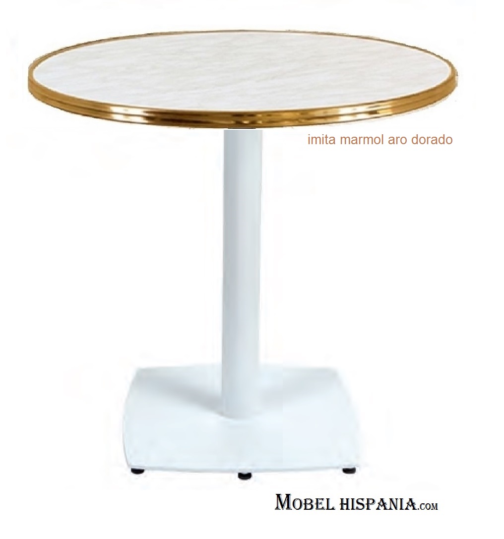 9322 Mesa metal werzalit sienna aro dorado 01