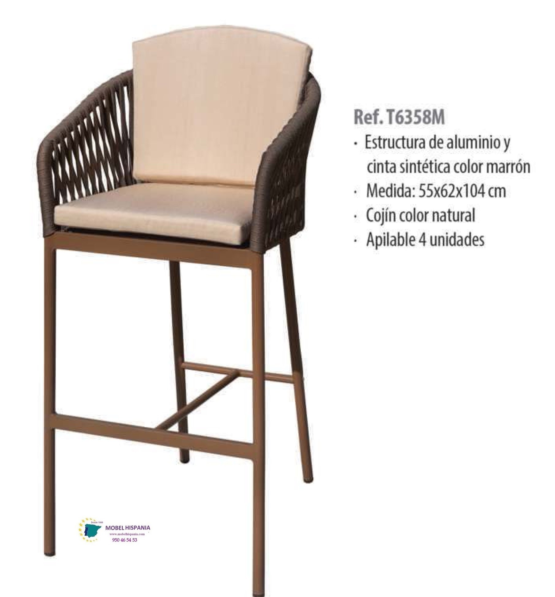 GUAM-sillon-aluminio-marron_04-1 GUAM sillon aluminio marron 04 1