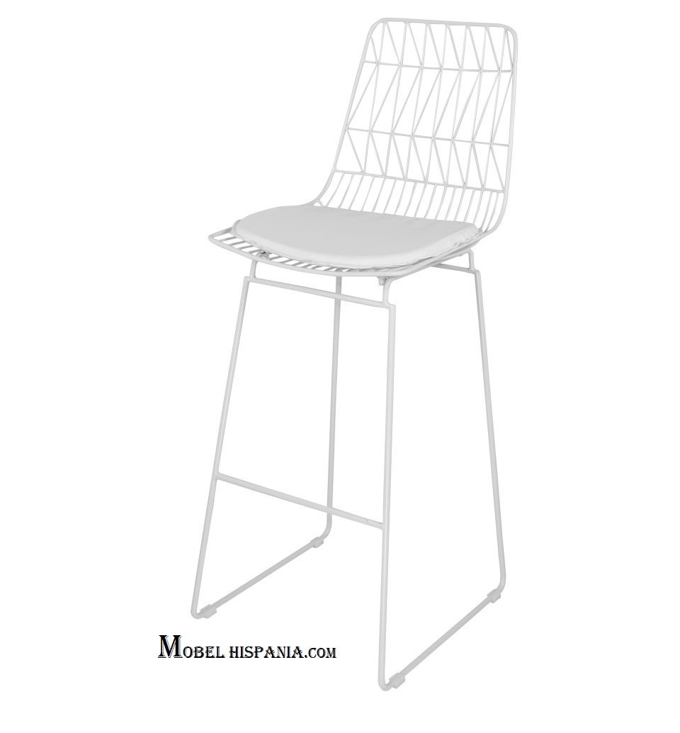 CARTAMO taburete blanco