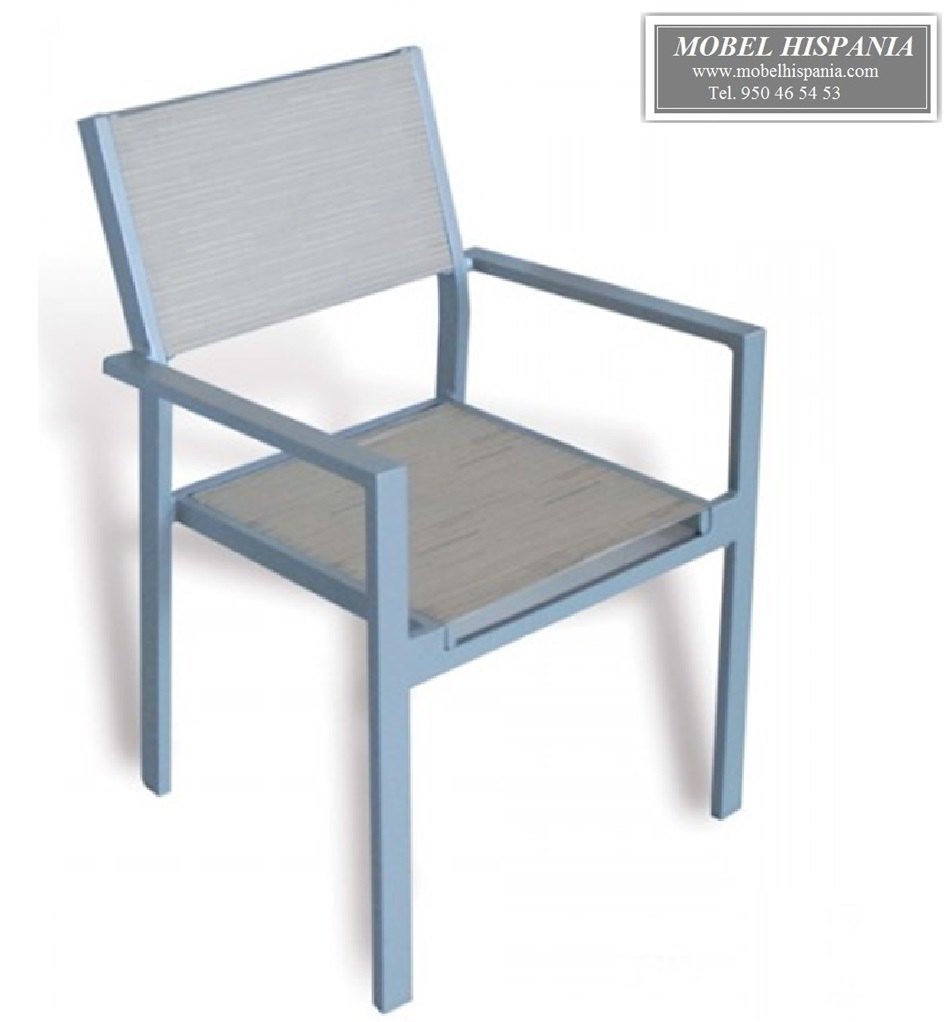 new taha beige sillon aluminio terraza