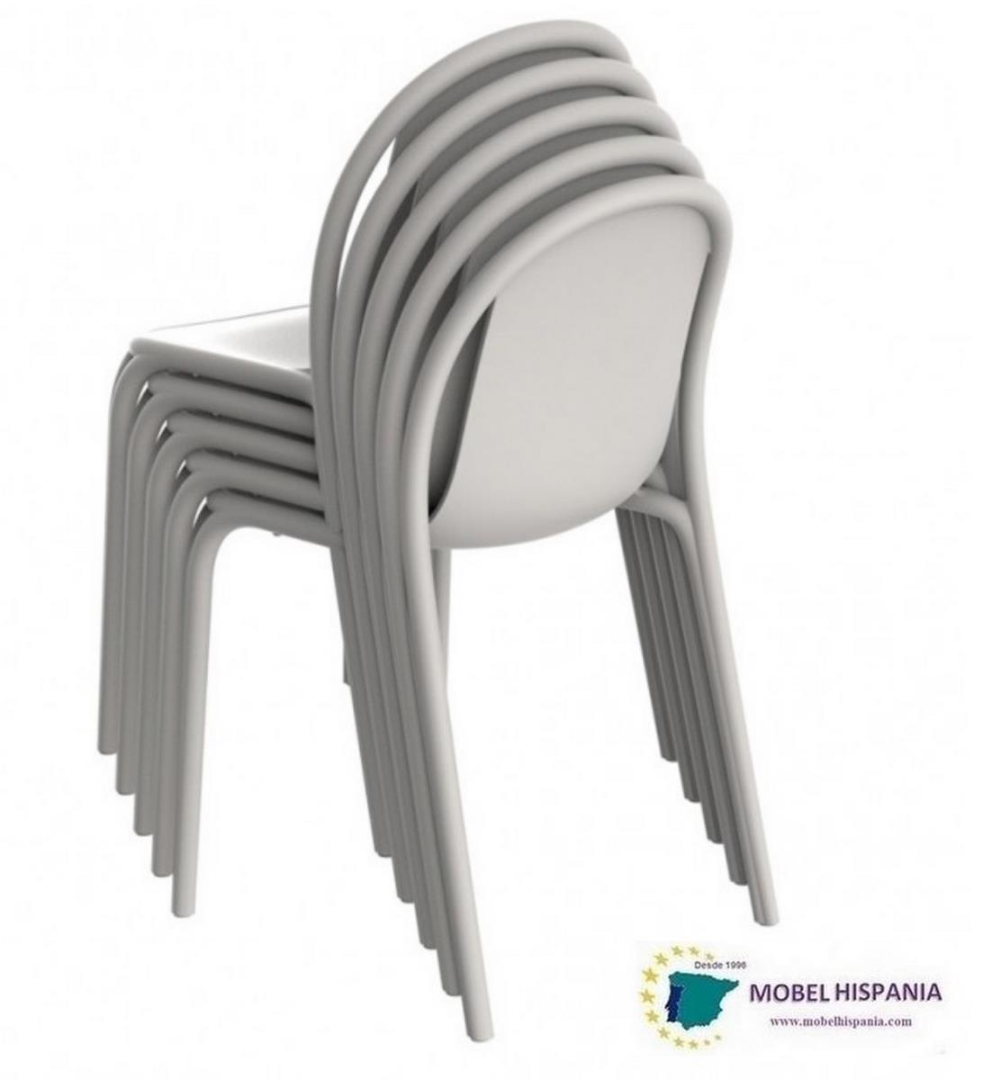 Brooklyn silla polipropileno blanco 08 2