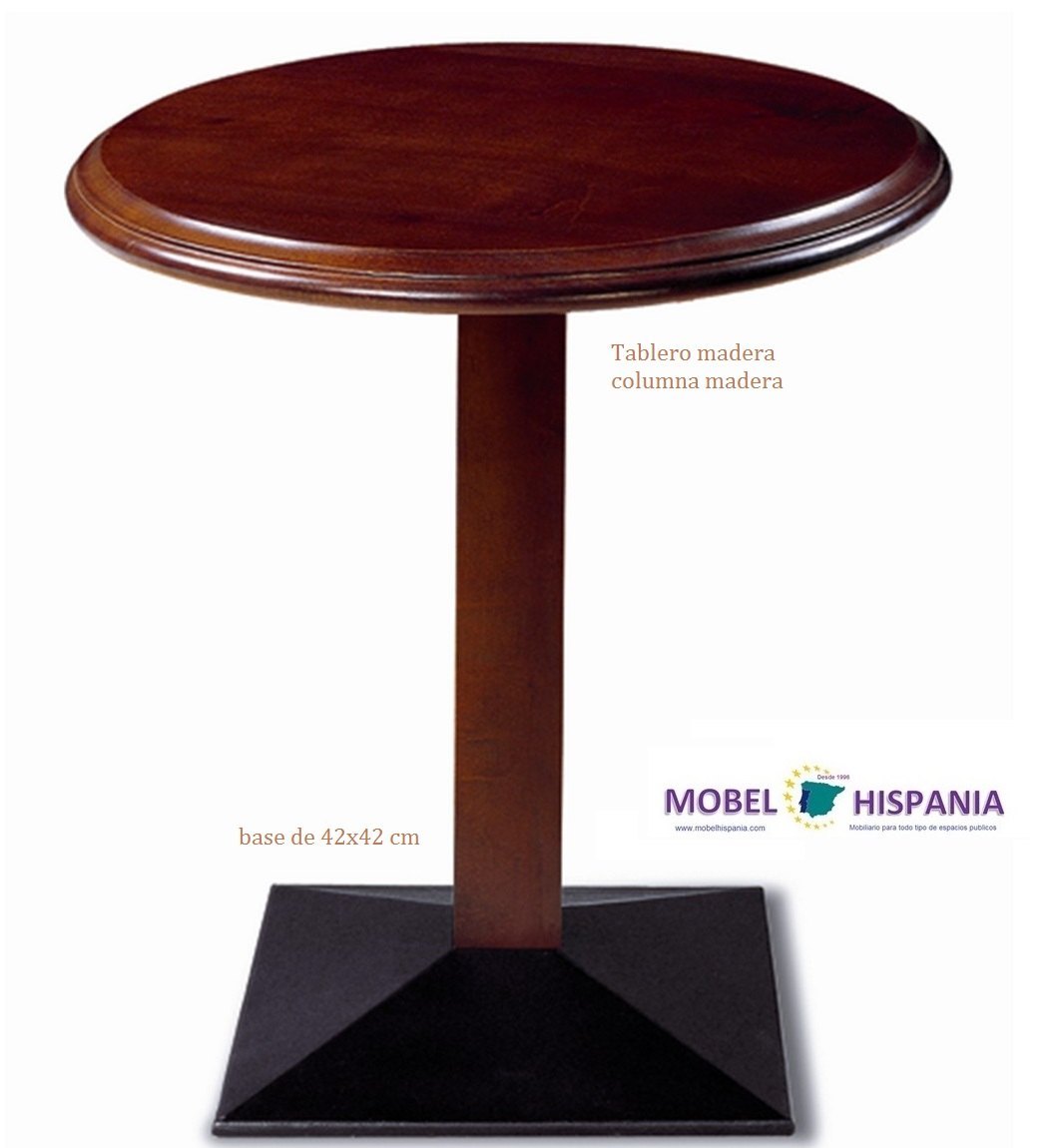 4160_mesa_columna_madera-werzalit-nogal_05 4160 mesa columna madera werzalit nogal 05