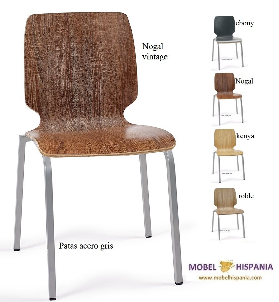 DENVER silla m4 gris roble vintage 03 1