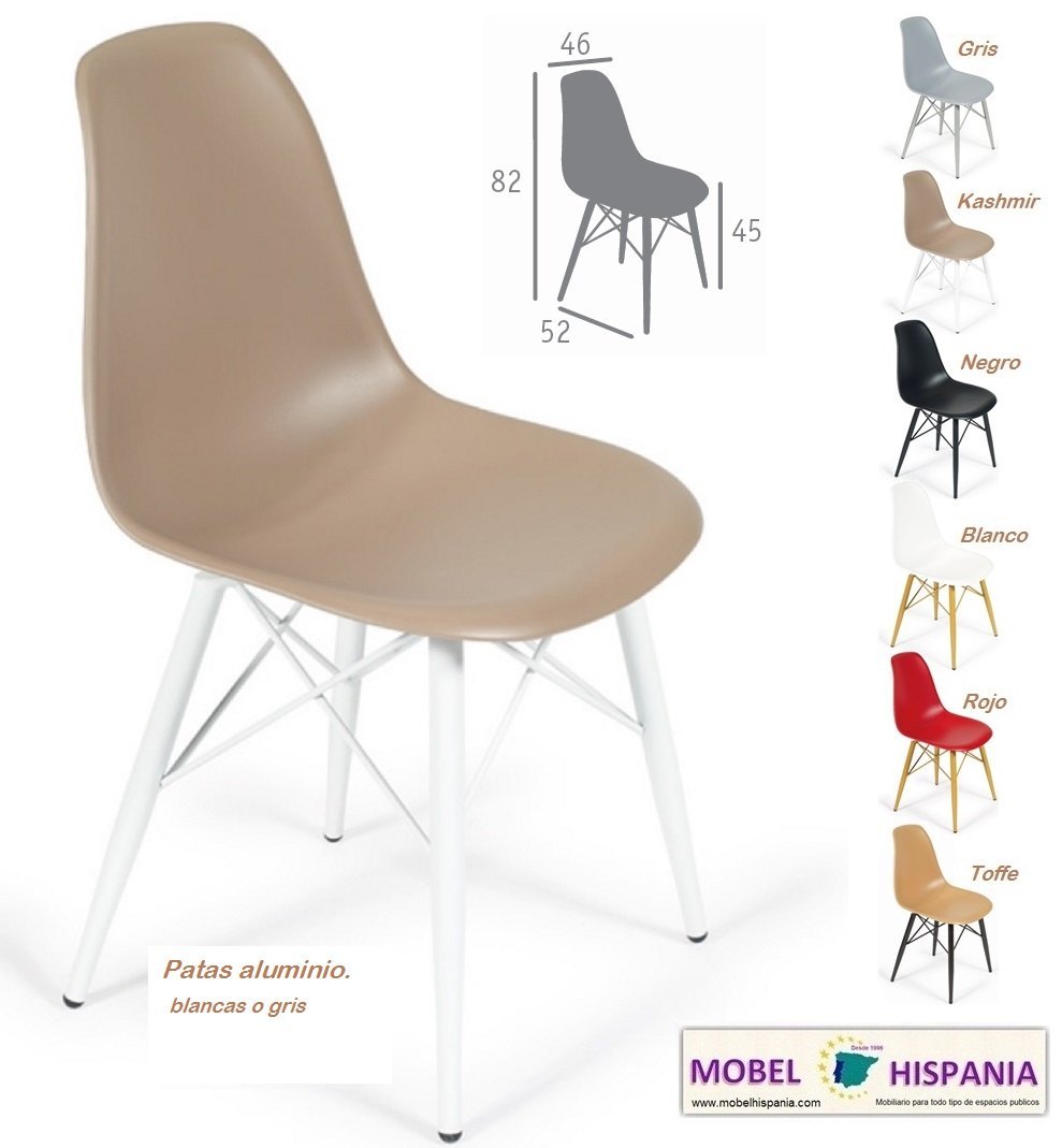 picasso taburete aluminio blanco gris 04