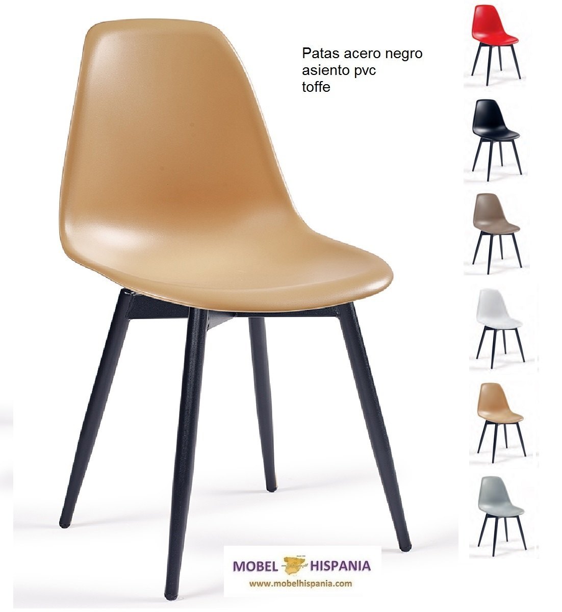 PICASSO silla p4 nego carcasa rojo 06 2