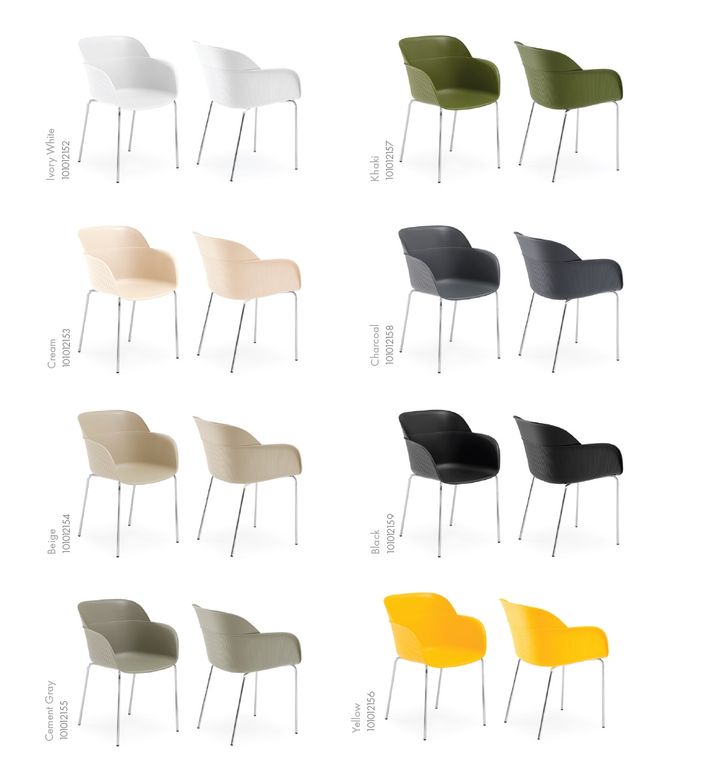 SHELL sillon cromado kaki 2 02 2