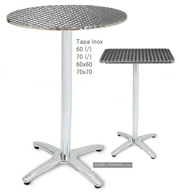 1925 mesa alta inox w