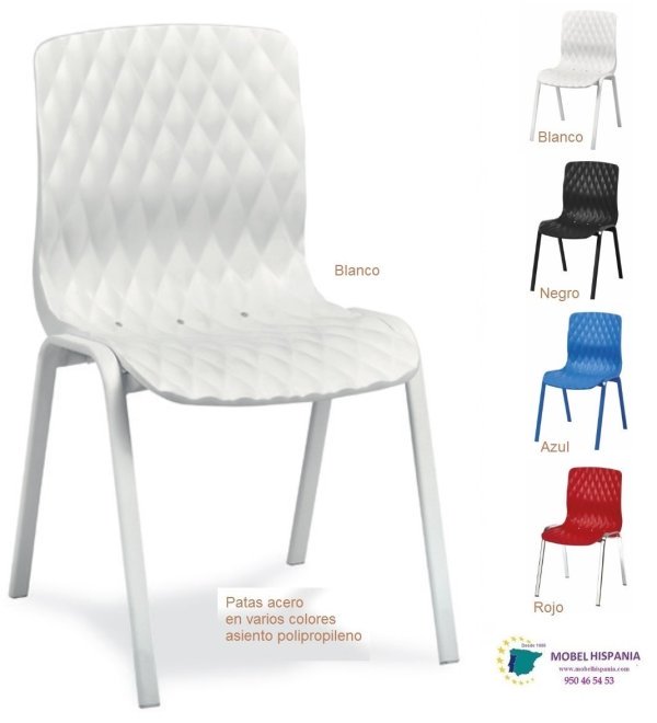 1208 Silla metal plastico negro 01 3