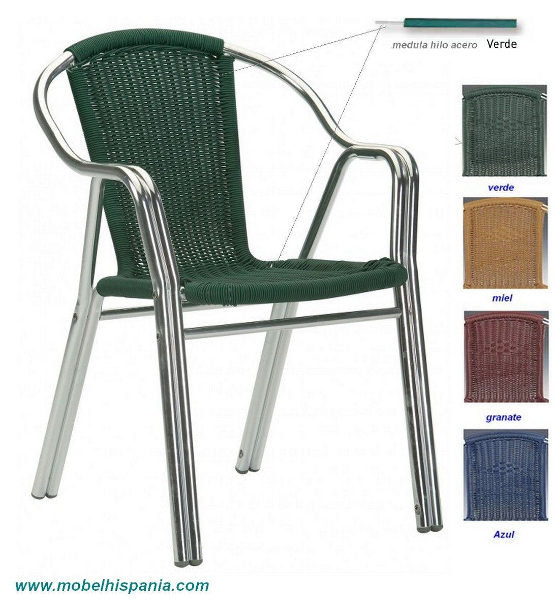 284 sillon aluminio doble tubo mobel hispania 04 5