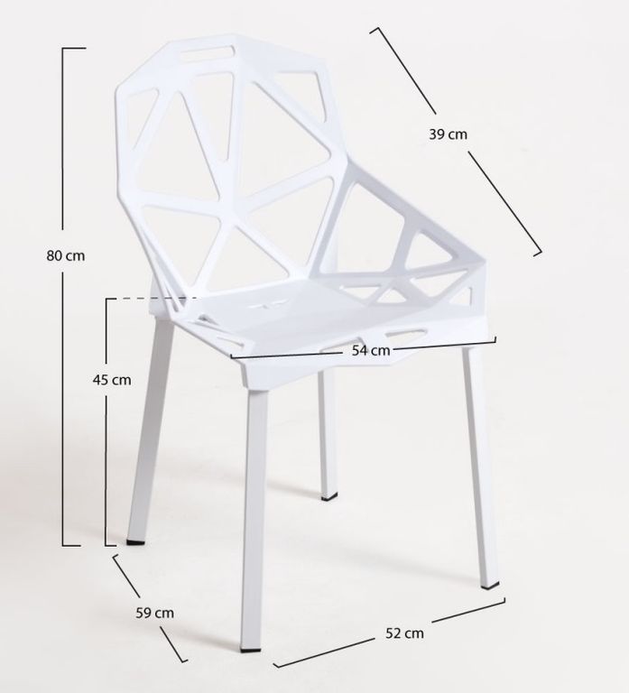 ALFA silla blanca w 05