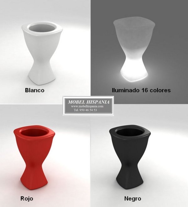 macetero iluminable