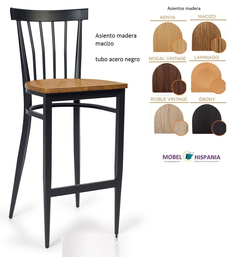 259 banqueta negro asiento Laminado Kenya 03 1