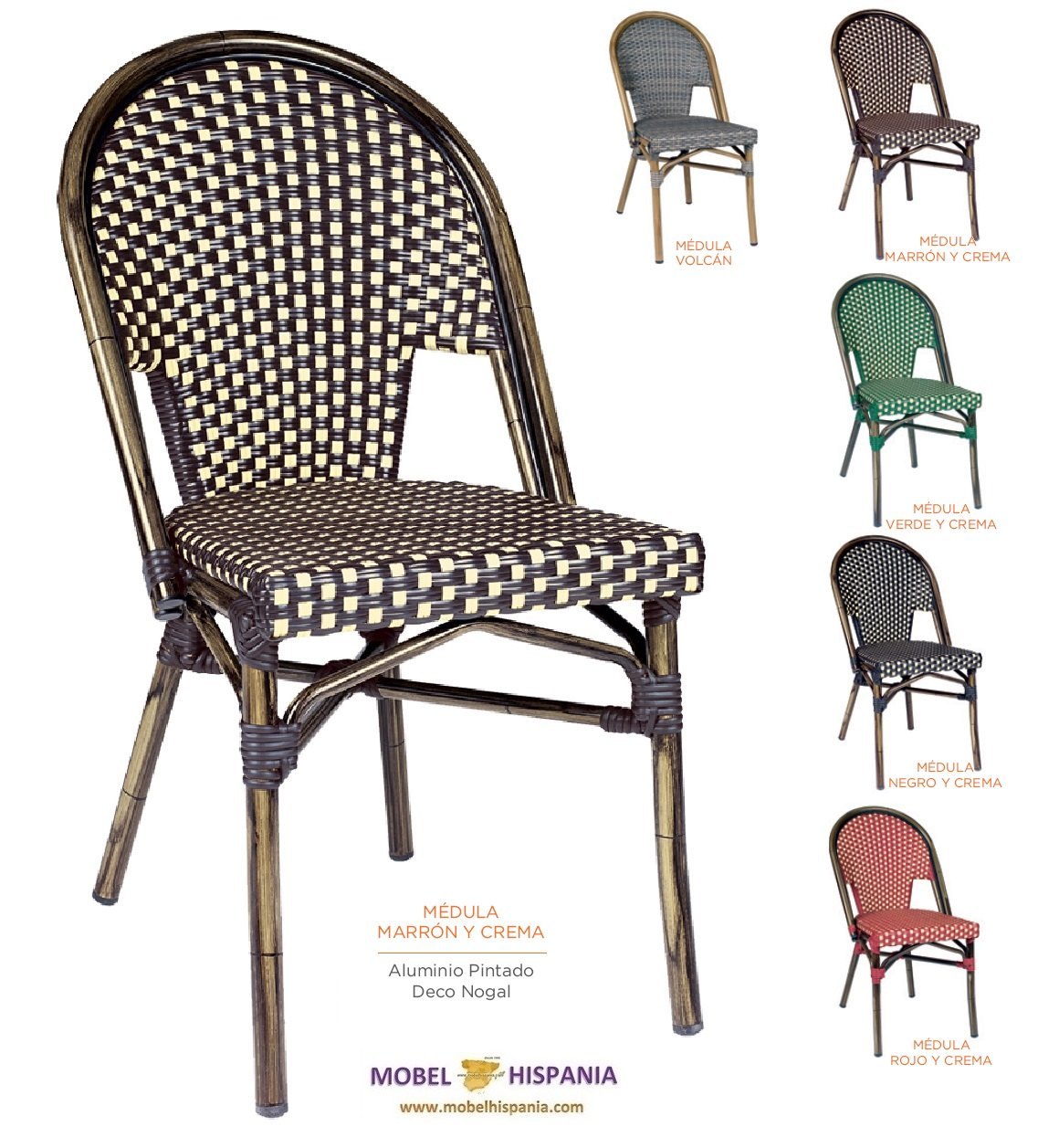 8029 silla aluminio bambu medula verde crema 04