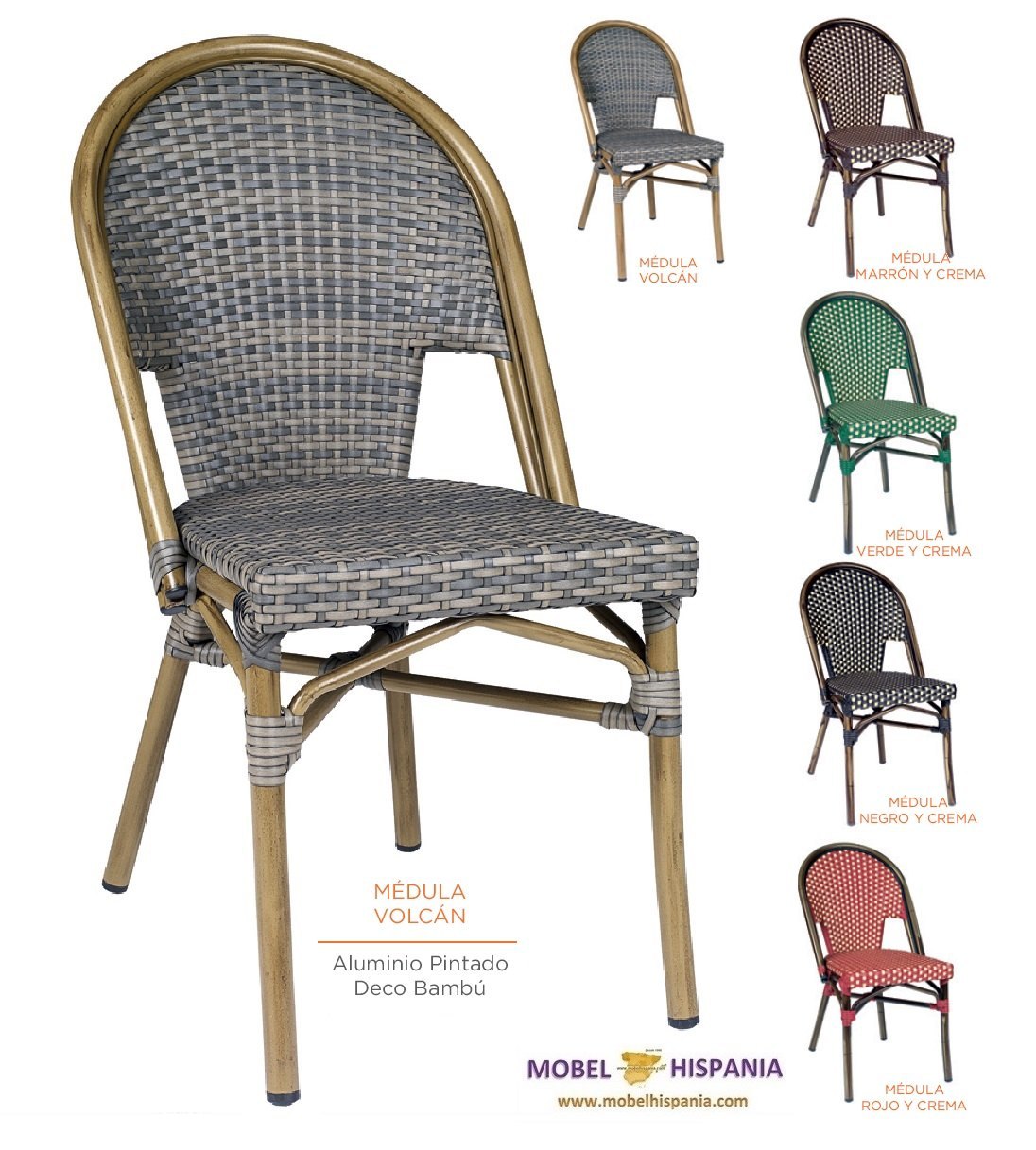 8029 silla aluminio bambu medula rojo crema 07