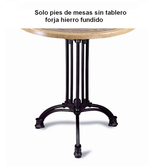 marbella fundicion hierro mesa 3puntas