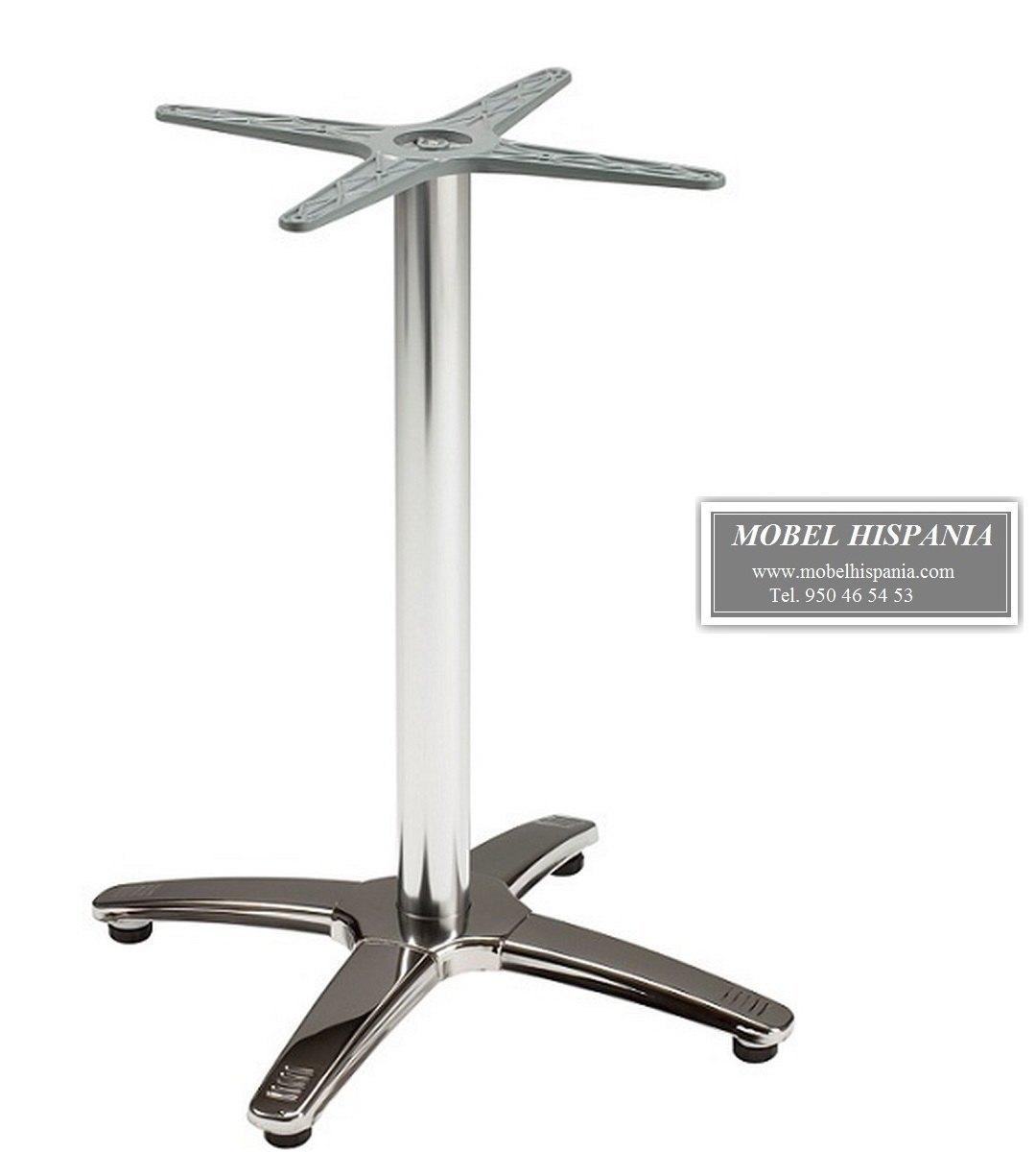 1927 pie aluminio mesas hosteleria terraza