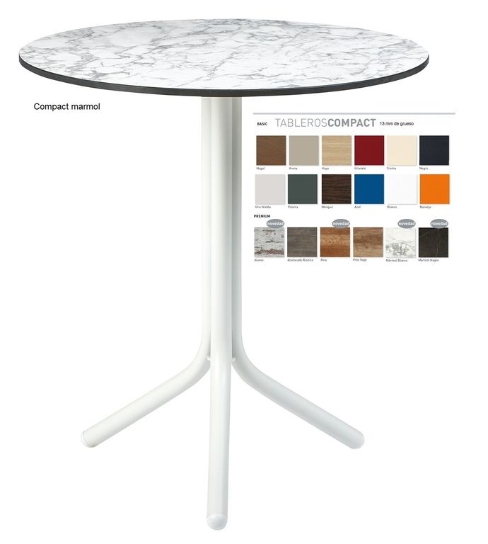3543 Mesa 3patas blanco compact blanco