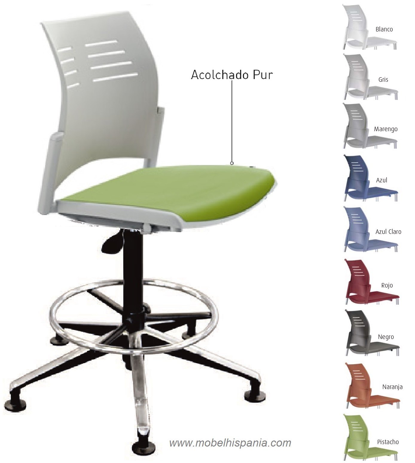 spacio silla operativa tapizada pur colectividades 05 1