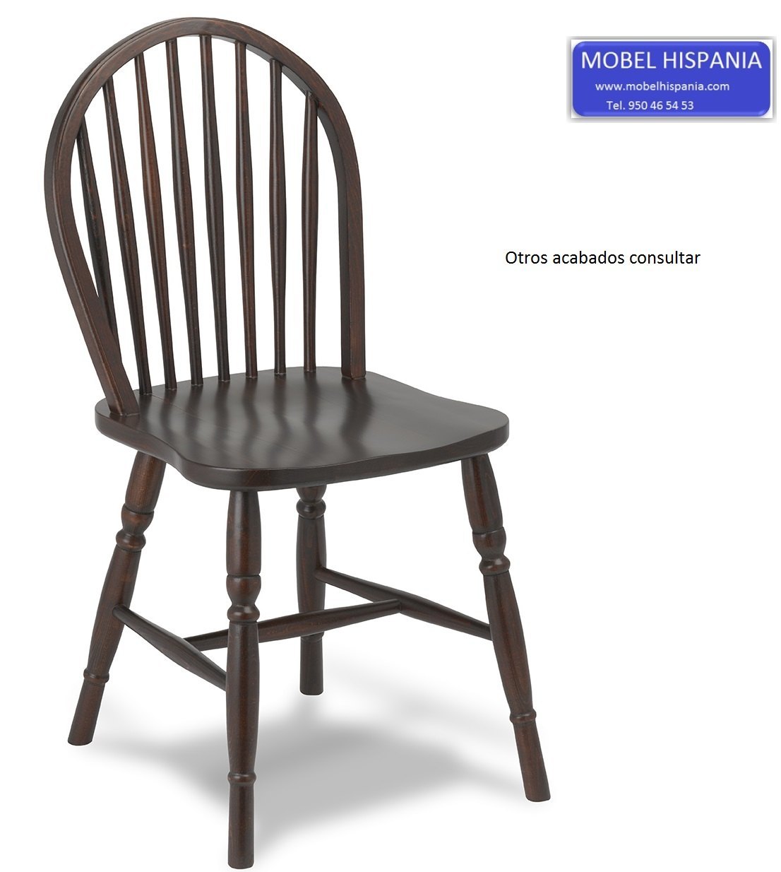 1820 silla nordica madera