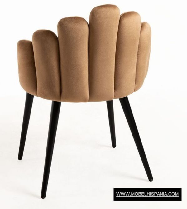 Hanpe Terciopelo gris marron w 13 1