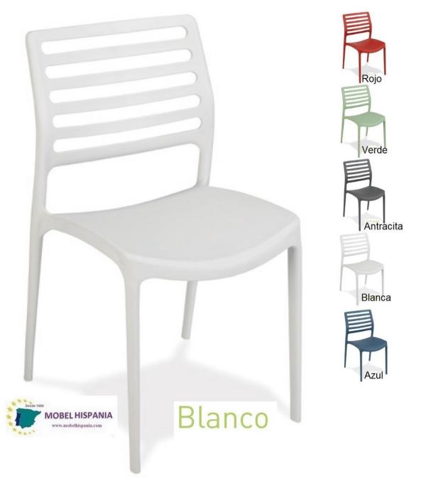 1150 Silla polipropileno blanco 3