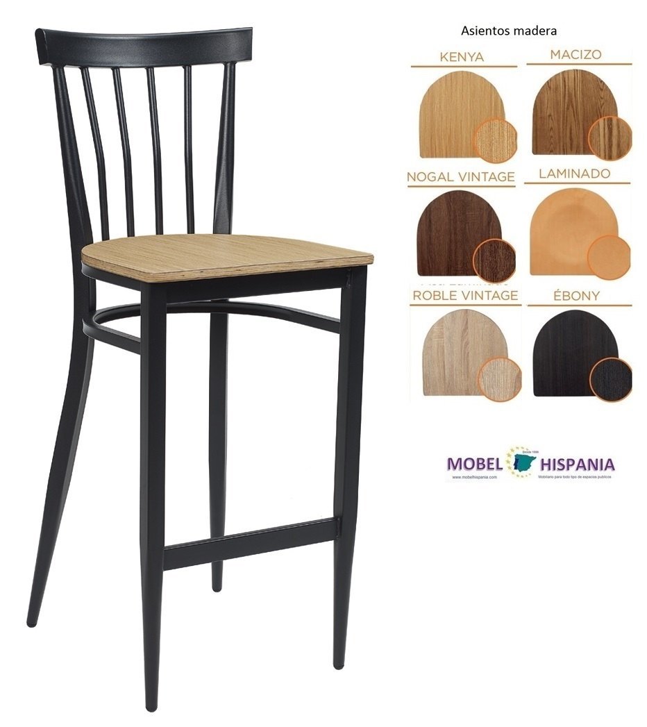 259 banqueta negro asiento Laminado Kenya 1