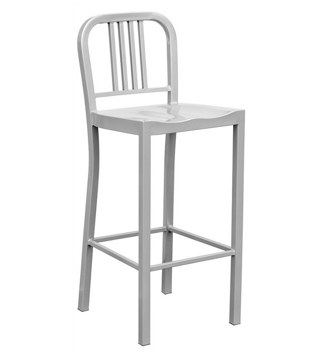 Taburete metalico NAO gris mobel hispania