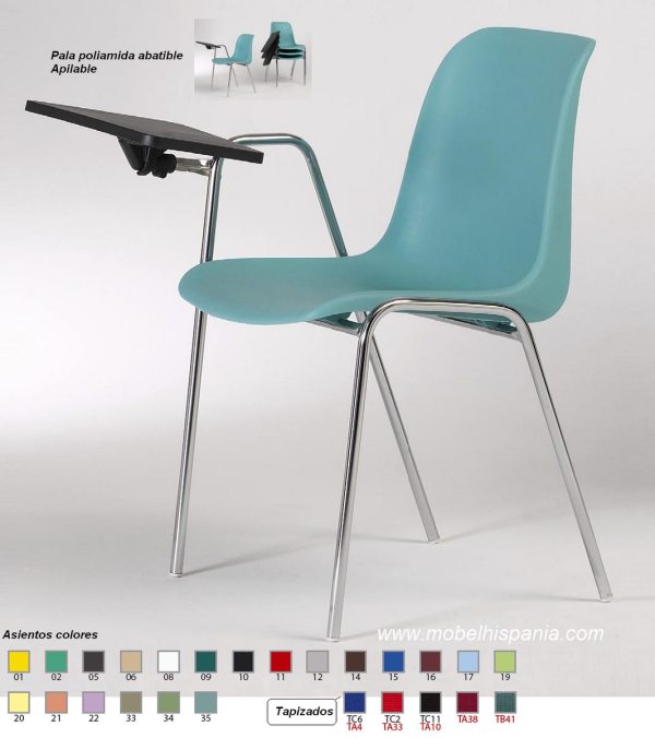 Vicenza silla cromada pvc mobel hispania 04 1