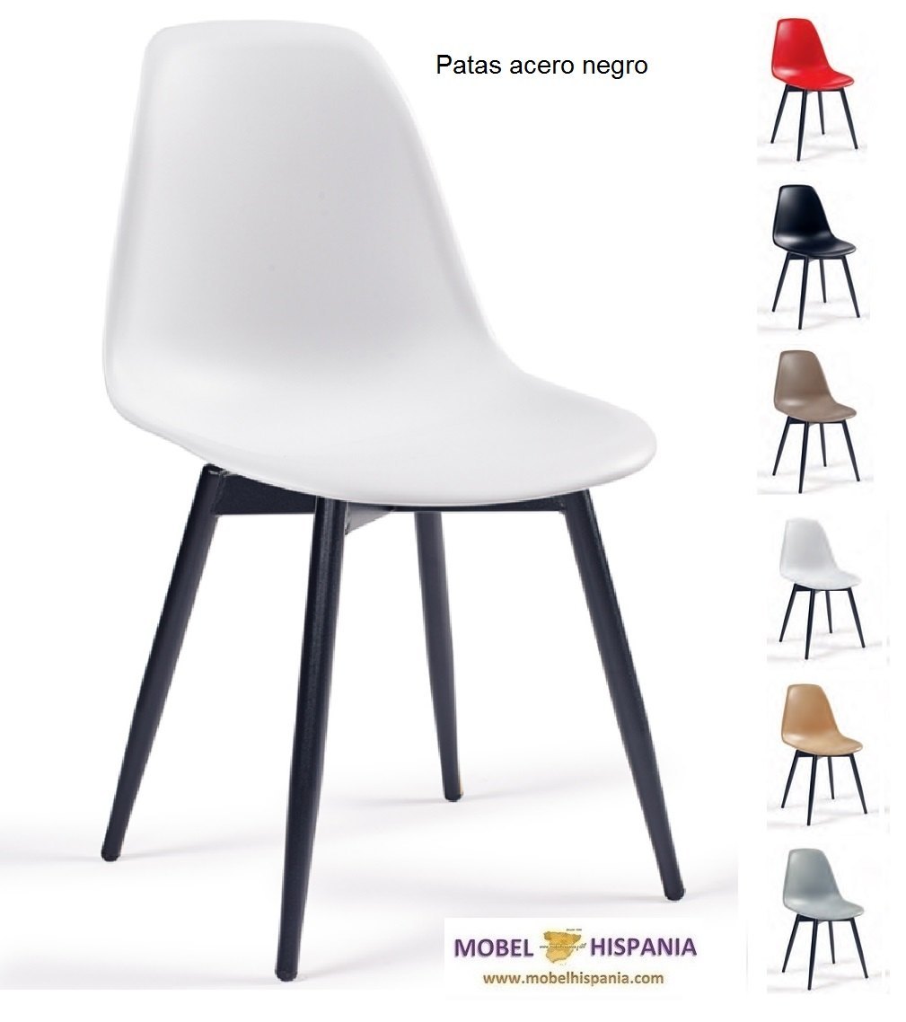 PICASSO silla p4 negro carcasa blanco 2